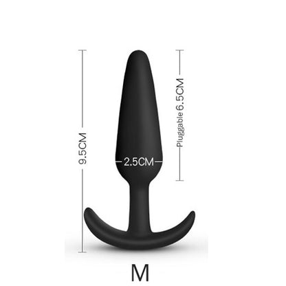 100% Safe Silicone Dildo Anal Plugs Butt Plug Unisex Sexy Stopper 3 Different Size Adult Sex Toys for Men/Women Trainer Massager