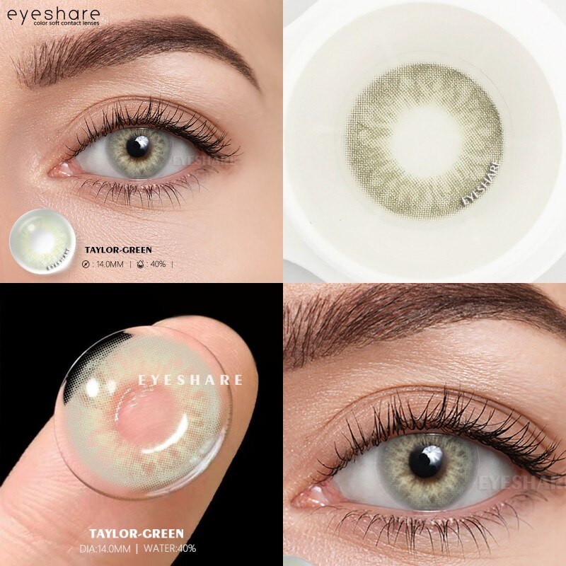 EYESHARE 1 Pair Natural Color Lenses Colored Contact Lenses for Eyes High Quality Lenses Yearly Beautiful Pupli  Eye Color Lense